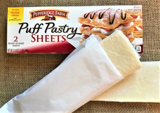 Puff Pastry Sheets to be used for the Puff Pastry Sausage Rolls