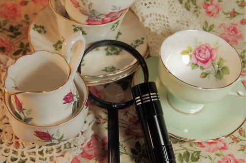 Vintage Tea Cups and China Shopping Tools