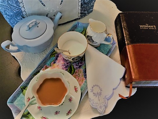 What Fills Your Cup? Morning devotional with tea