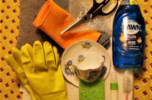 How to Care For Your Vintage China - Supplies