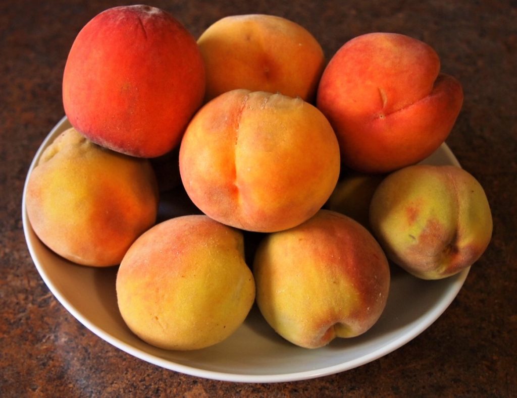 Fresh Peach Scones - Peaches Part 1- Bowl of gorgeous fresh peaches.