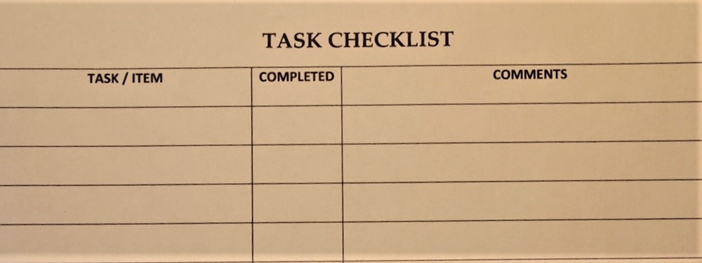 How to meal plan for the holidays - Task Checklist