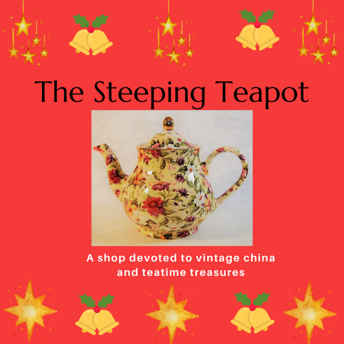 Holiday Shopping is here!  The Steeping Teapot holiday logo